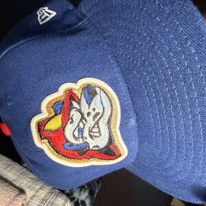 Peoria Chiefs New Era MiLB  Hat 59 Fifty Fitted Size 7 1/8 - Blue Baseball Cap
